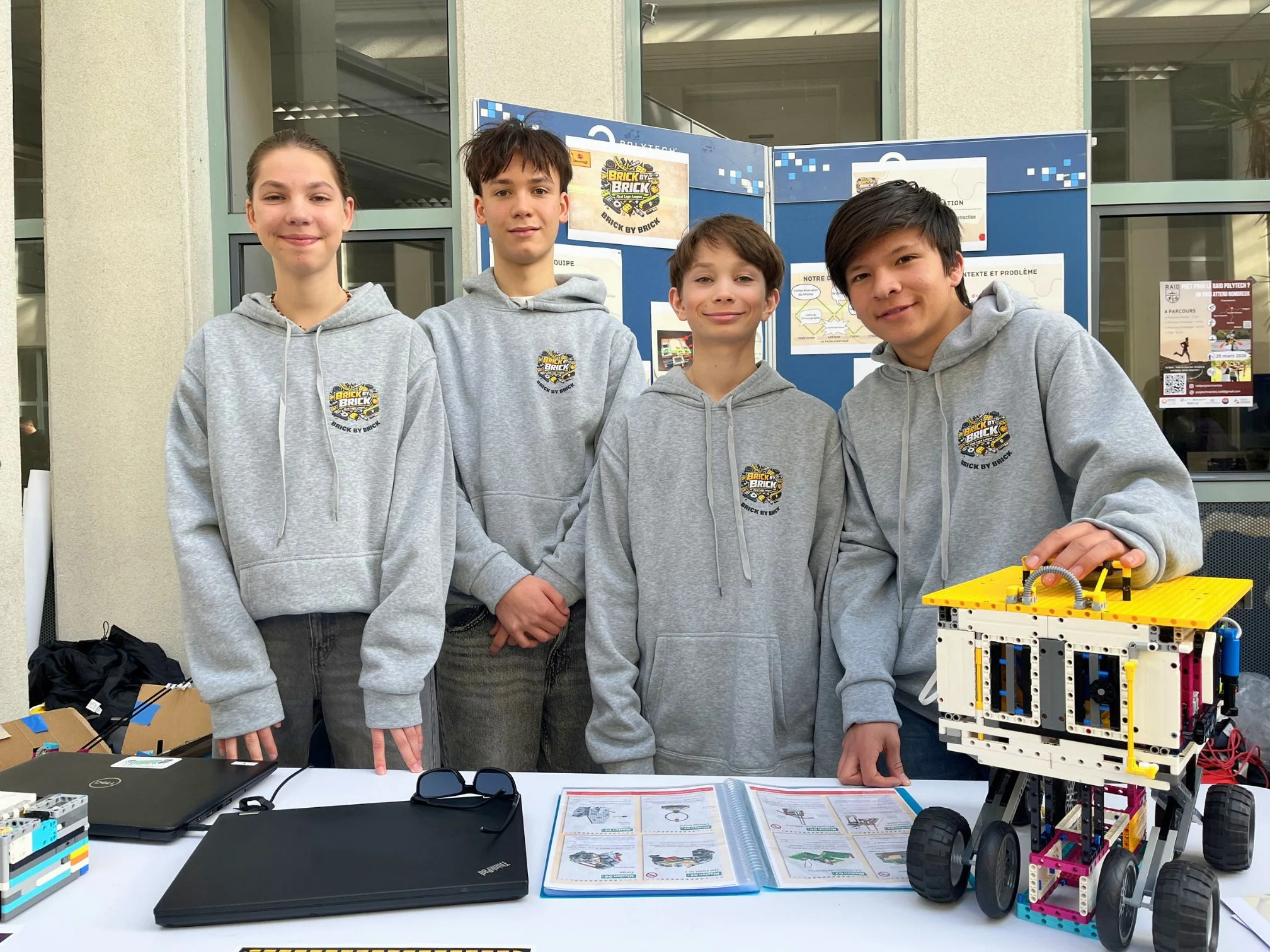 À 14 ans, ils construisent des robots et représenteront la France à la finale internationale de la First Lego League