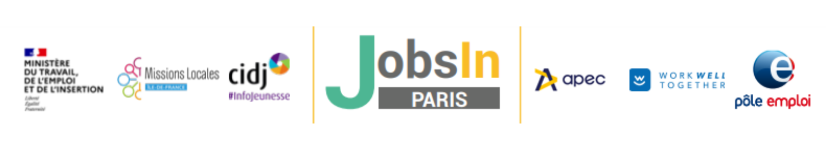 Logos partenaires du salon Jobs In Paris 2022