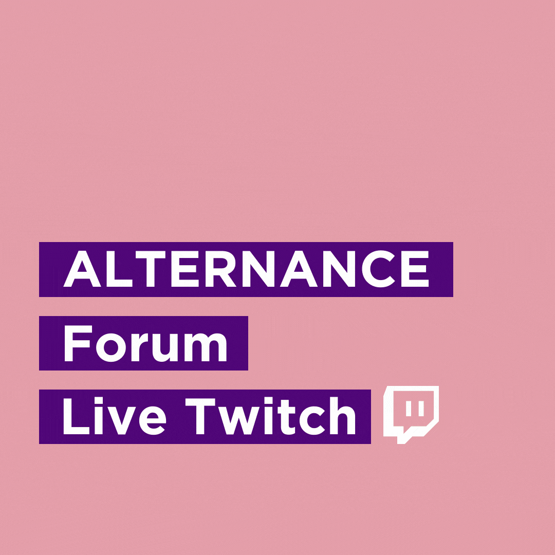 Solutions pour la rentrée - Forum et live twitch Alternance
