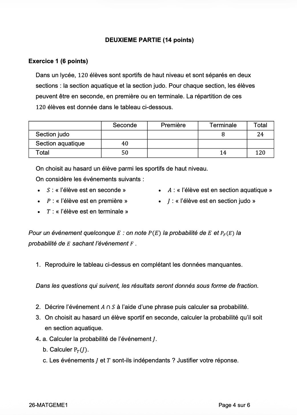 Epreuve de maths sans spécialité page 4