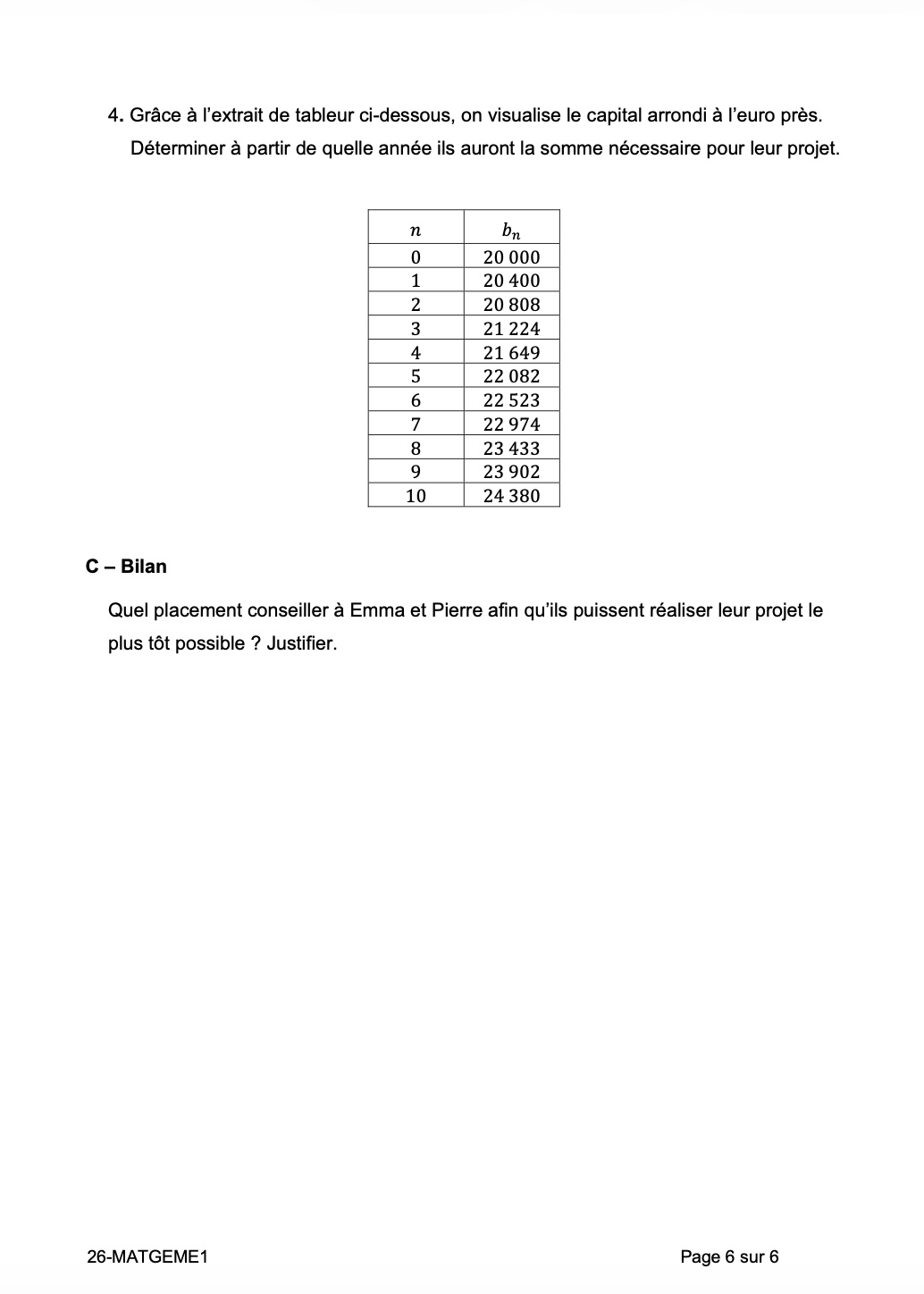 Epreuve de maths sans spécialité page 6