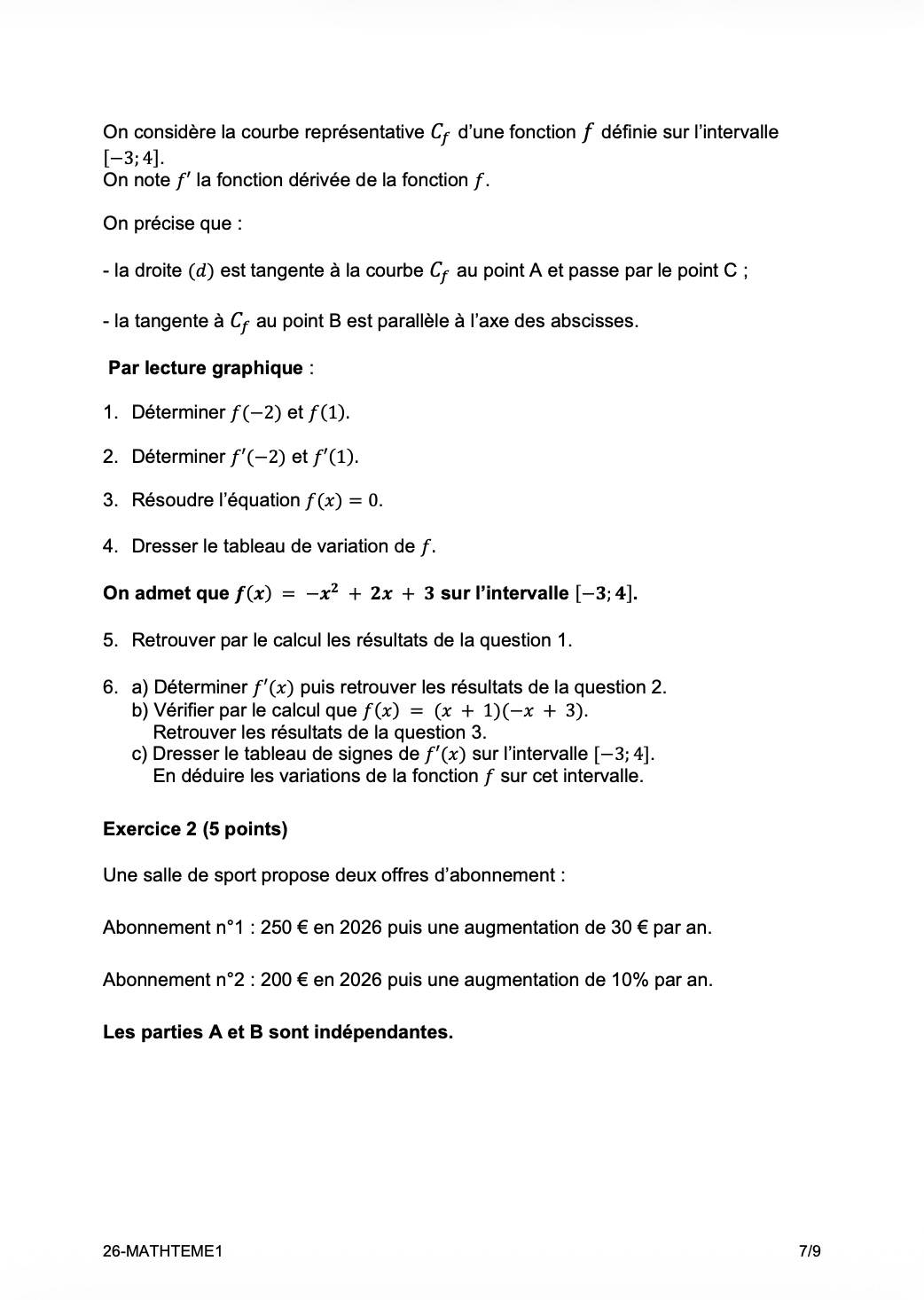 Epreuve de maths bac techno page 7