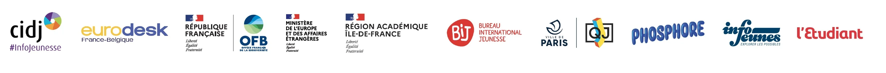 logos JDMEV partenaires