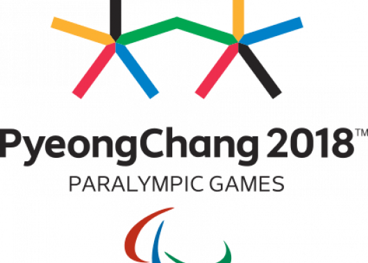 Logo des jeux paralympiques de PyeongChang 2018.