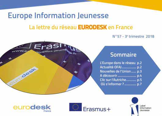 Europe Information Jeunesse 57, la lettre du réseau Eurodesk en France