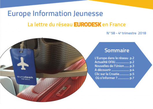Europe Information Jeunesse 58, la lettre du réseau Eurodesk en France