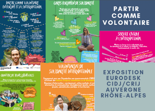 Partir comme volontaire en Europe et à l’International – Exposition Eurodesk / CIDJ 