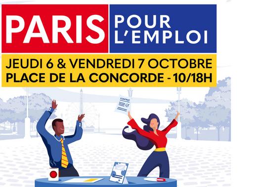 Salon Paris pour l'Emploi Concorde 6 et 7 octobre 2022