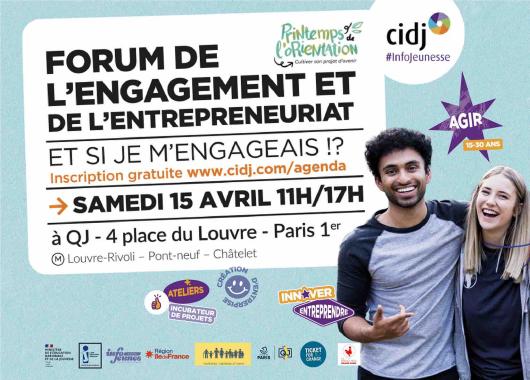 Forum Engagement et Entrepreneuriat du CIDJ