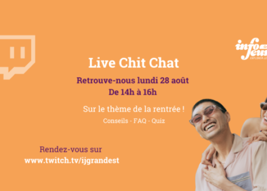 Live Twitch Chit Chat rentrée