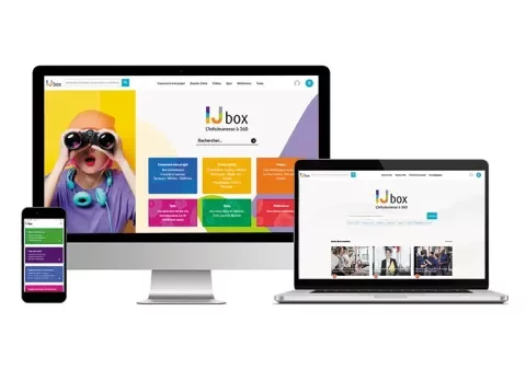 IJ box, plateforme disponible sur smartphone, tablette et desktop