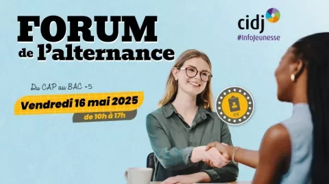 Visuel du Forum de l'alternance 2025 du CIDJ