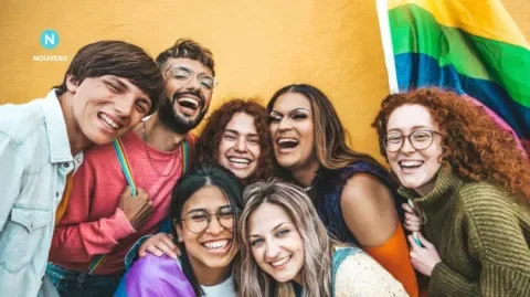 un groupe LGBTQIA+