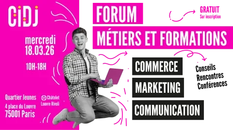 Forum métiers et formations commerce, communication et marketing