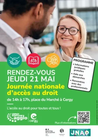 Rendez vous le jeudi 21 mai. Journée nationale d'accès au droit.