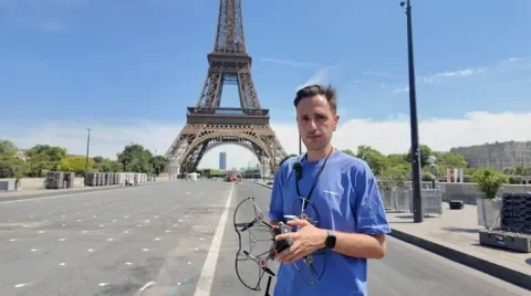 Etienne Compain pilote de drone