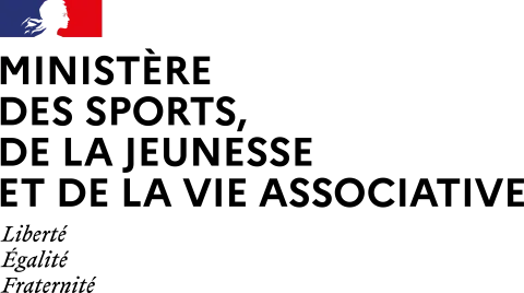 Ministère sports, jeunesse, vie associative logo