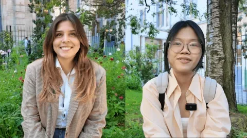 Les deux étudiantes internationales payent 2 902 euros de frais de scolarité.