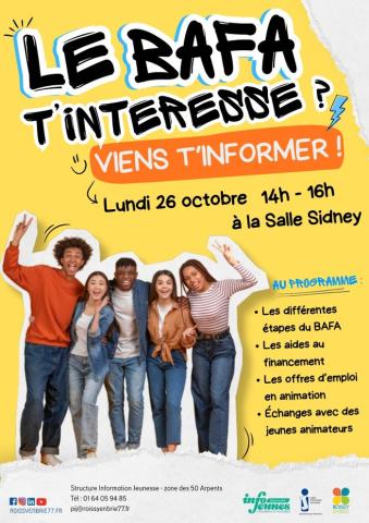 Le BAFA t’intéresse? Viens t'informer!