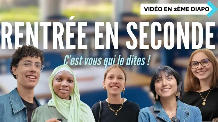 Rentrée 2025 lycée secondes