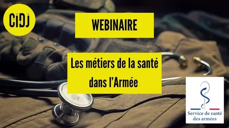 webinaire - les métiers de la santé dans l'Armée