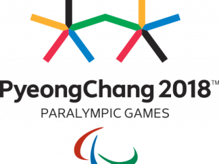 Logo des jeux paralympiques de PyeongChang 2018.