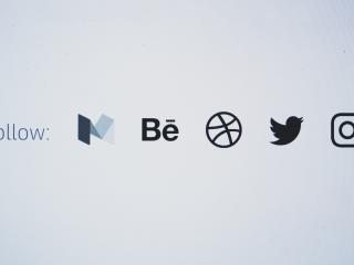 Des logos de médias sociaux.