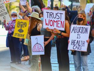 Manifestation pro-avortement aux Etats-Unis.