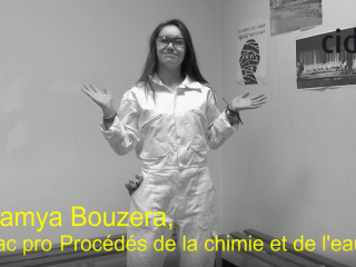 Damya Bouzera, bac pro Procédés de la chimie et de l'eau