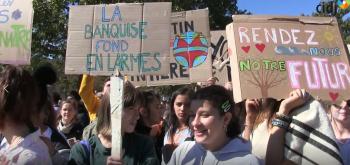 Marche pour le climat : les jeunes font entendre leur voix